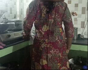 House Wife Romance in Kitchen with Her New Husband Part 1